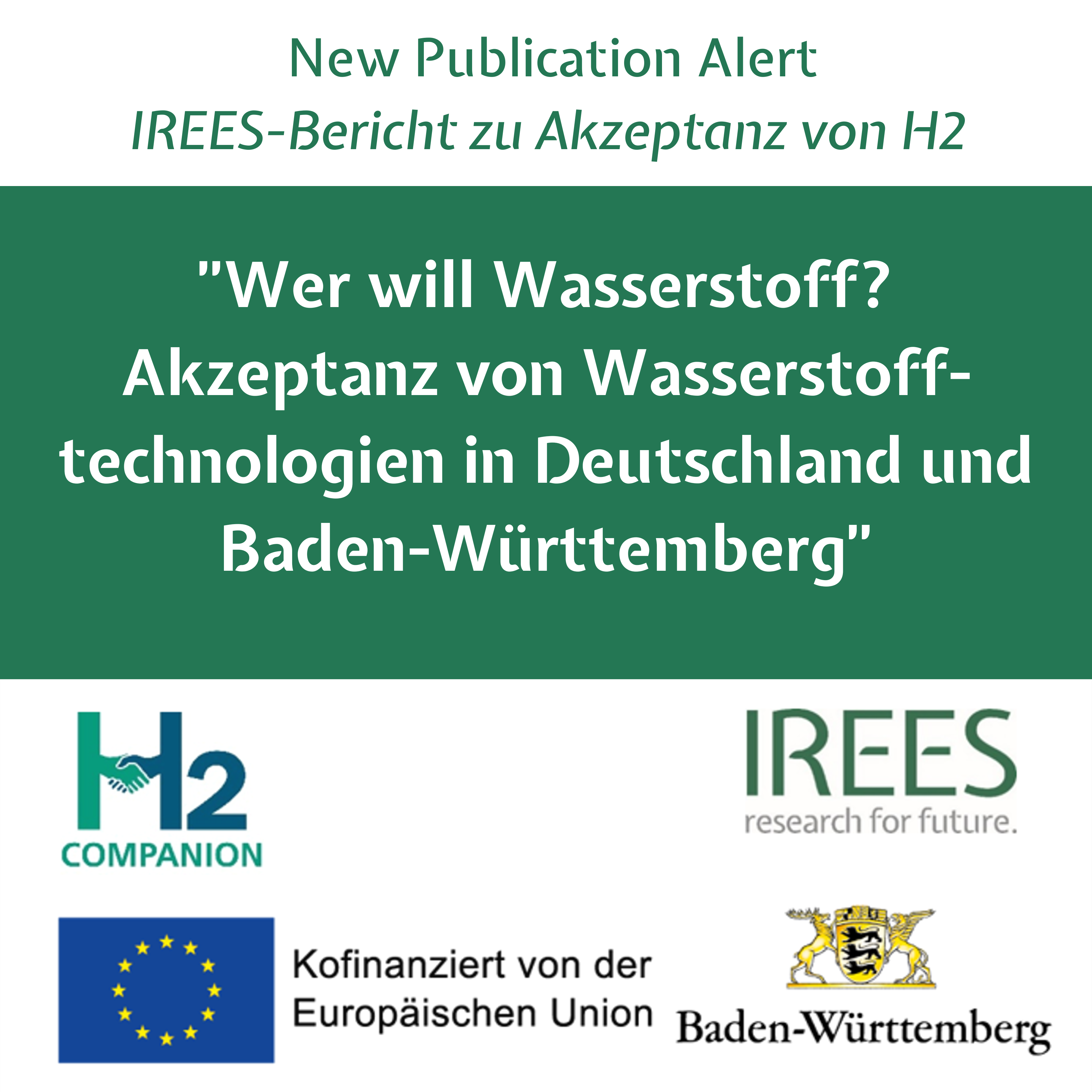 Publikation zur Akzeptanz von Wasserstoff in Dt und Ba-Wü